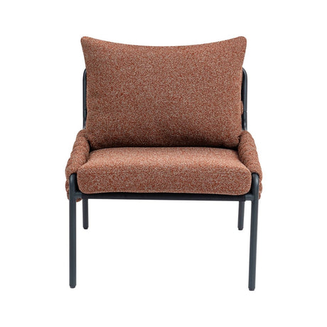 Modern Ergonomic Braided Upholstery Lounge Chair - Driftwood - Sleep Galleria