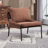 Modern Ergonomic Braided Upholstery Lounge Chair - Sleep Galleria