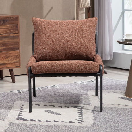 Modern Ergonomic Braided Upholstery Lounge Chair - Driftwood - Sleep Galleria