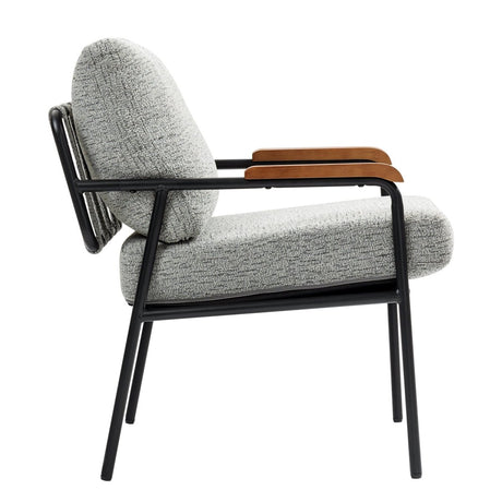 Modern Fabric Upholstered Foam Accent Chair - Driftwood - Sleep Galleria