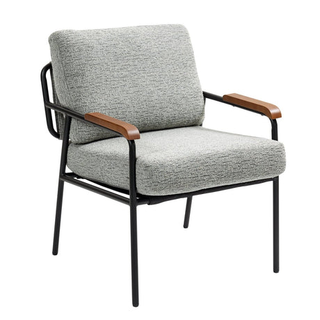 Modern Fabric Upholstered Foam Accent Chair - Driftwood - Sleep Galleria