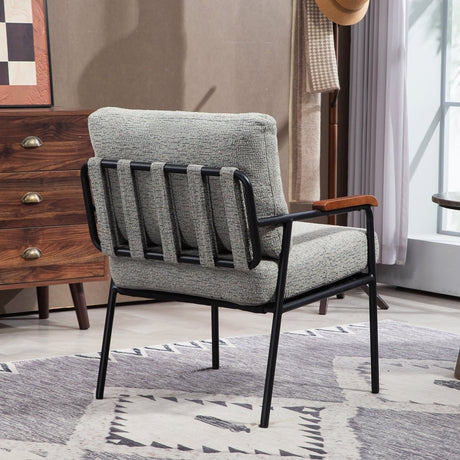 Modern Fabric Upholstered Foam Accent Chair - Driftwood - Sleep Galleria