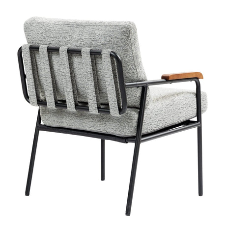 Modern Fabric Upholstered Foam Accent Chair - Driftwood - Sleep Galleria