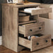 Modern Glass Nightstand With Hidden Tray Storage - Sleep Galleria