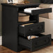 Modern Glass Nightstand With Hidden Tray Storage - Sleep Galleria