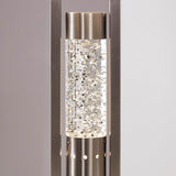 Modern Satin Nickel Finish Decorative Table Lamp - Driftwood - Sleep Galleria