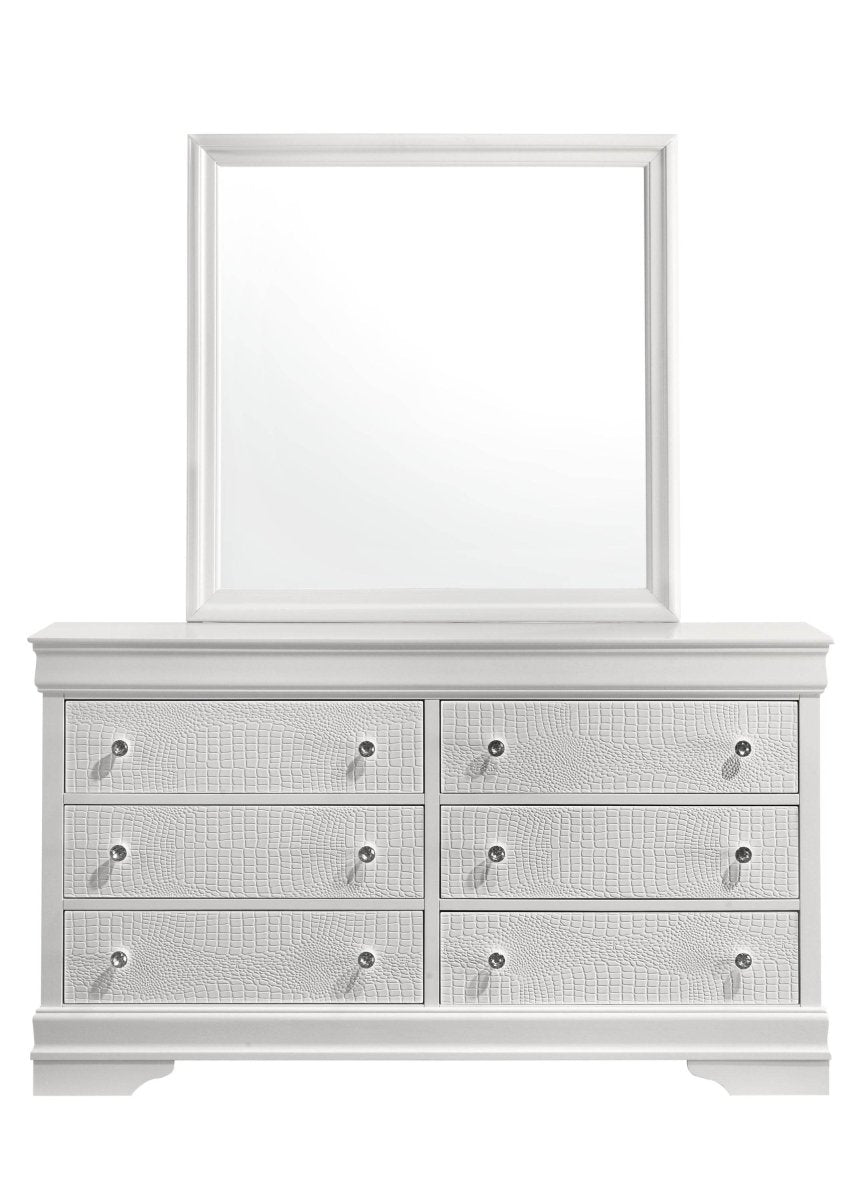Modern Upholstered Wood 5-Piece Bedroom Furniture Set - Sleep Galleria