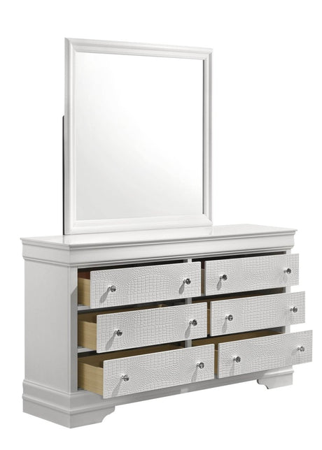 Modern Upholstered Wood 5 - Piece Bedroom Furniture Set - Driftwood - Sleep Galleria
