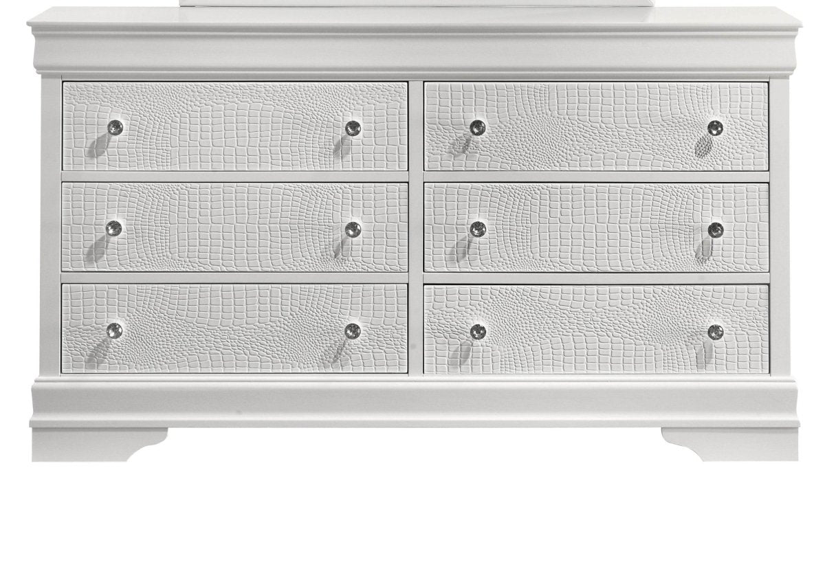 Modern Upholstered Wood 5-Piece Bedroom Furniture Set - Sleep Galleria