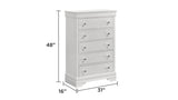 Modern Upholstered Wood 5-Piece Bedroom Furniture Set - Sleep Galleria