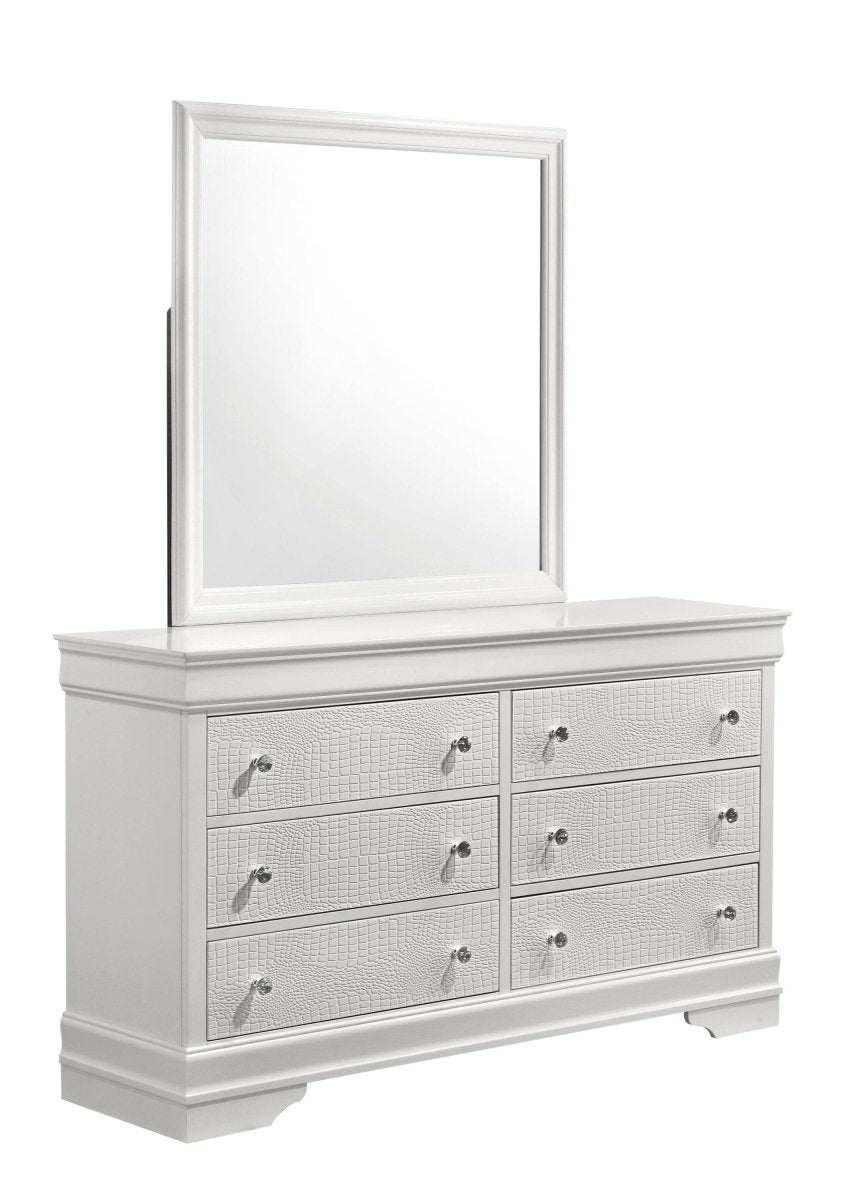 Modern Upholstered Wood 5-Piece Bedroom Furniture Set - Sleep Galleria