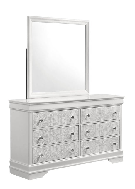 Modern Upholstered Wood 5 - Piece Bedroom Furniture Set - Driftwood - Sleep Galleria