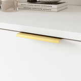 Modern White 9-Drawer Particle Board Dresser - Sleep Galleria