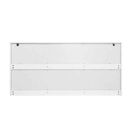 Modern White 9-Drawer Particle Board Dresser - Sleep Galleria