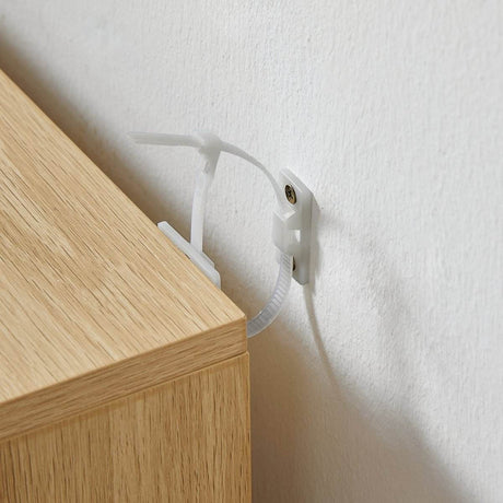 Natural Wave Pattern Particleboard Cabinet With 6 Drawers - Sleep Galleria