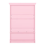Open Children's Wardrobe With Hanging Rod Drawer - Driftwood - Sleep Galleria