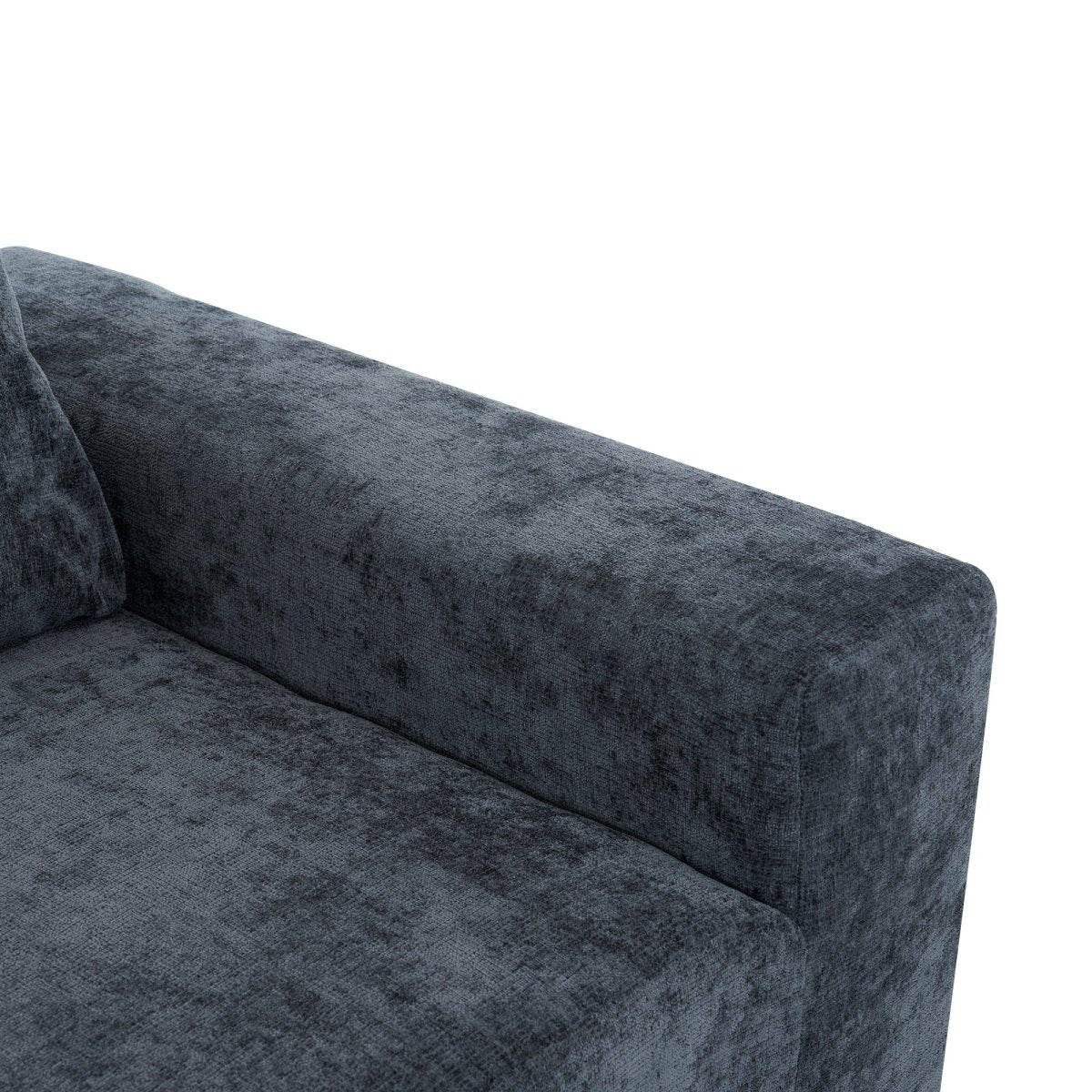 Oversized Modular Sectional Sofa Set Grey Chenille - Sleep Galleria