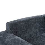 Oversized Modular Sectional Sofa Set Grey Chenille - Sleep Galleria