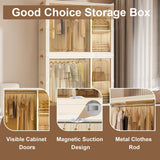 Portable Children’s Wardrobe Closet Organizer With Magnetic Doors - Sleep Galleria