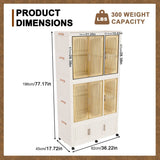 Portable Children’s Wardrobe Closet Organizer With Magnetic Doors - Sleep Galleria