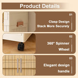 Portable Children’s Wardrobe Closet Organizer With Magnetic Doors - Sleep Galleria
