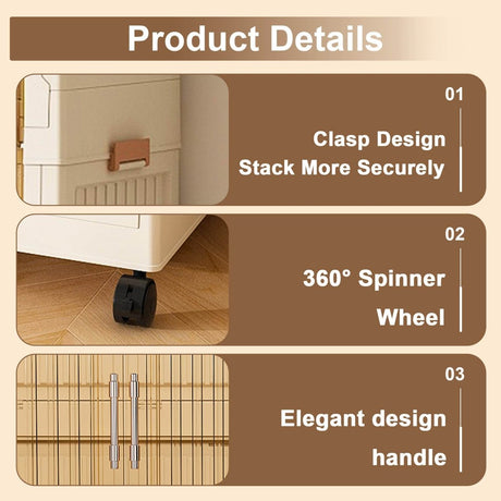 Portable Children’s Wardrobe Closet Organizer With Magnetic Doors - Sleep Galleria