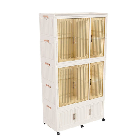 Portable Children’s Wardrobe Closet Organizer With Magnetic Doors - Sleep Galleria