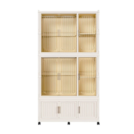 Portable Children’s Wardrobe Closet Organizer With Magnetic Doors - Sleep Galleria