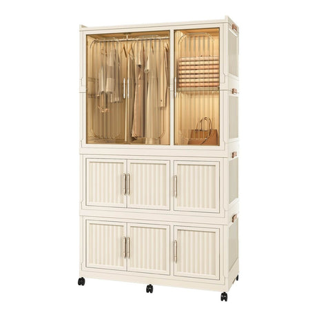 Portable Magnetic Door Wardrobe Closet Organizer Storage Furniture - Sleep Galleria