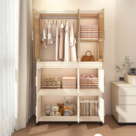 Portable Magnetic Door Wardrobe Closet Organizer Storage Furniture - Sleep Galleria