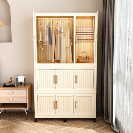 Portable Magnetic Door Wardrobe Closet Organizer Storage Furniture - Sleep Galleria