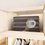 Portable Wardrobe Closet Organizer With Magnetic Doors - Driftwood - Sleep Galleria
