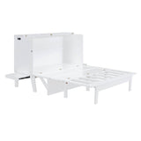 Queen Space-Saving Murphy Bed With USB Charging Ports - Sleep Galleria