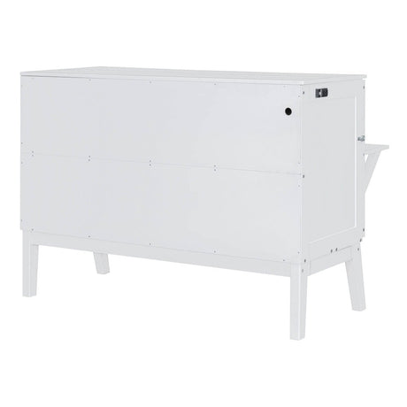 Queen Space - Saving Murphy Bed With USB Charging Ports - Driftwood - Sleep Galleria