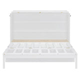 Queen Space-Saving Solid Wood Murphy Bed Frame - Sleep Galleria