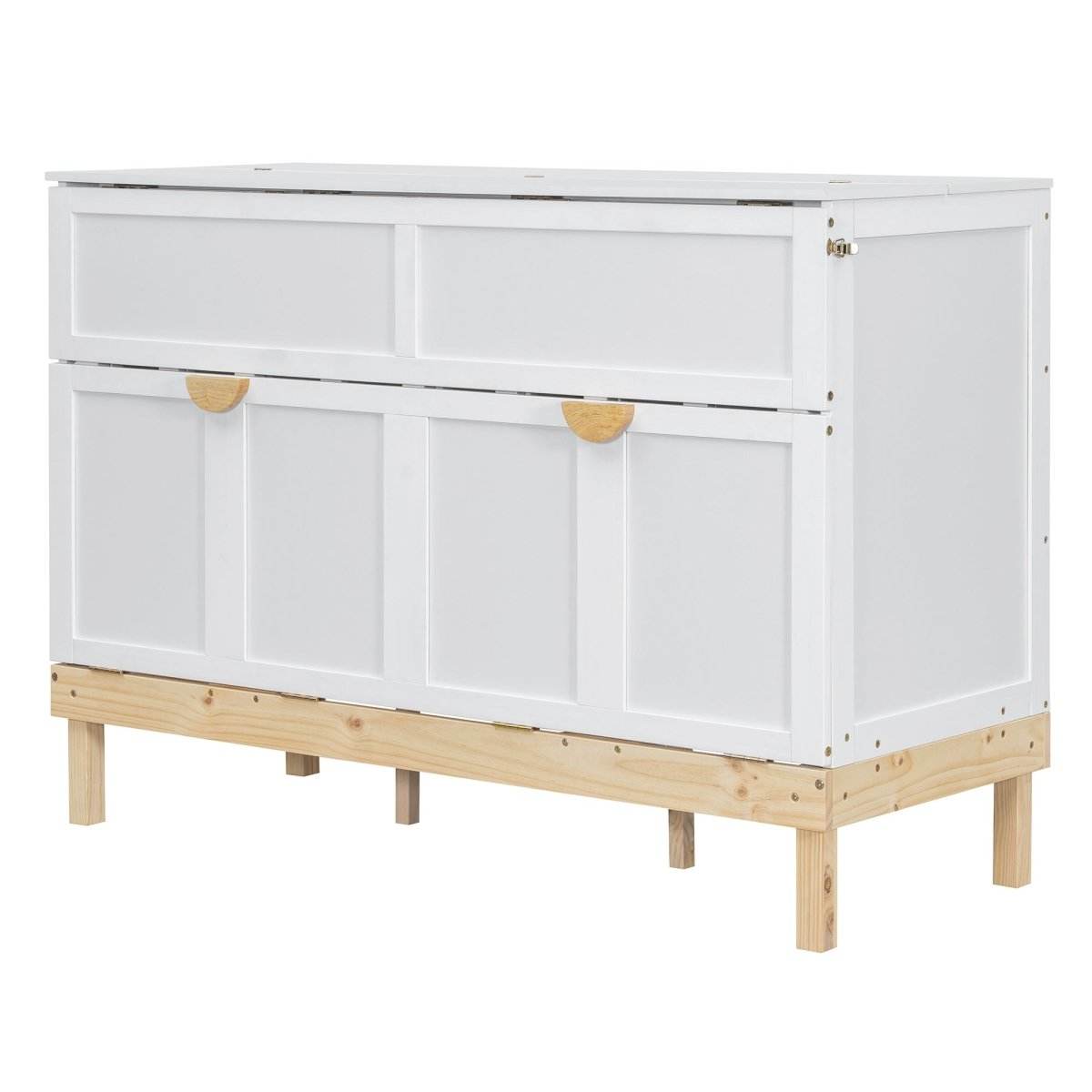 Queen Space-Saving Solid Wood Murphy Bed Frame - Sleep Galleria