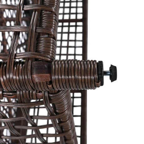 Set of 2 Adjustable Backrest Outdoor Rattan Lounge Chairs - Driftwood - Sleep Galleria