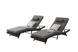 Set Of 2 Outdoor Wicker Reclining Lounge Chairs - Sleep Galleria