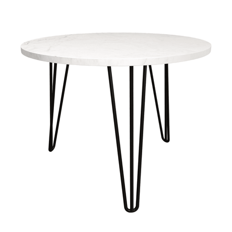 Set Of 2 Round Nesting Coffee Tables With Metal Frame - Driftwood - Sleep Galleria