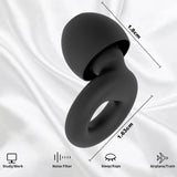 Set Of Four Soft Silicone Noise Reduction Earplugs - Sleep Galleria