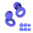 Set Of Four Soft Silicone Noise Reduction Earplugs - Sleep Galleria