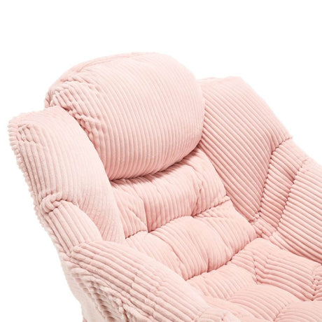 Soft Lazy Chair With Ottoman Ergonomic Accent Seating - Sleep Galleria