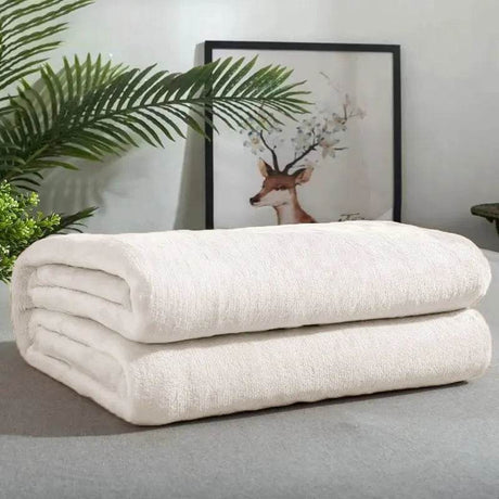 Soft Portable Coral Fleece Flannel Blanket 70x100cm - Sleep Galleria