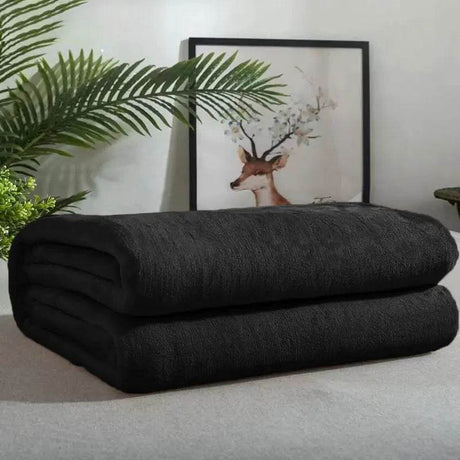 Soft Portable Coral Fleece Flannel Blanket 70x100cm - Sleep Galleria