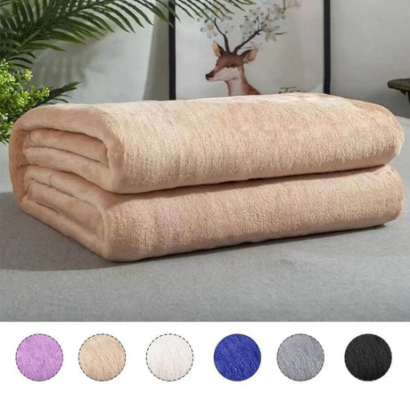 Soft Portable Coral Fleece Flannel Blanket 70x100cm - Sleep Galleria