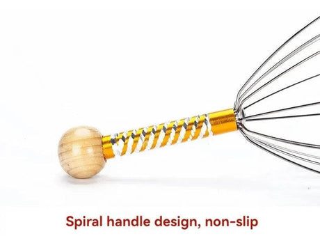Stainless Steel Octopus Head Scalp Massage Relaxer - Driftwood - Sleep Galleria