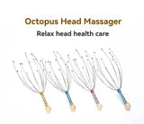 Stainless Steel Octopus Head Scalp Massage Relaxer - Driftwood - Sleep Galleria
