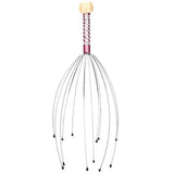 Stainless Steel Octopus Head Scalp Massage Relaxer - Driftwood - Sleep Galleria
