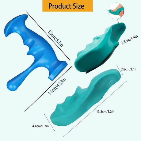 T - Shaped Manual Deep Trigger Point Massage Stick - Driftwood - Sleep Galleria