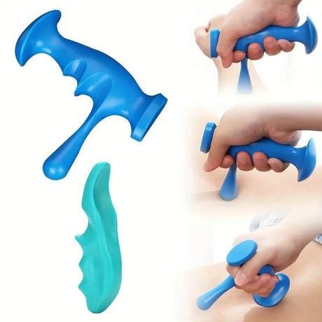 T - Shaped Manual Deep Trigger Point Massage Stick - Driftwood - Sleep Galleria